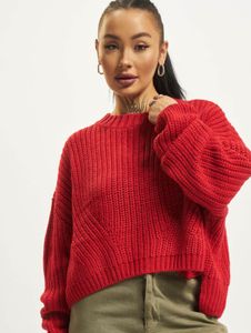 bequemes Urban Classics Damen Sweatshirt Rot