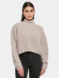 bequemes Urban Classics Damen Sweatshirt Grau