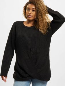 modernes Urban Classics Damen Sweatshirt Schwarz