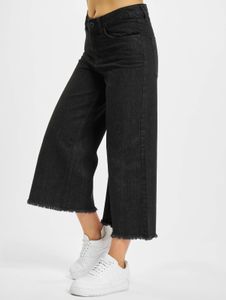 lässige Urban Classics Damen Jeans Reißverschluss Taschen mit Baumwolle Schwarz