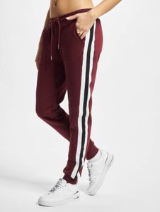 bequeme Urban Classics Damen Hose Taschen 300 g/m² mit Baumwolle Bordeaux
