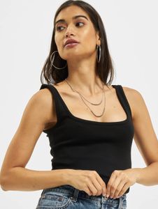 lässiges Urban Classics Damen T-Shirt Stretch 270 g/m² mit Baumwolle Schwarz