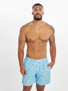 Versatili pantaloni da uomo Urban Classics con coulisse e tasche, 100 g/m², azzurro.