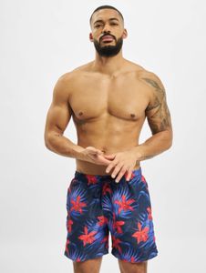 Pantalon homme Casual Urban Classics avec cordon de serrage et poches, 100 g/m², bleu/multicolore