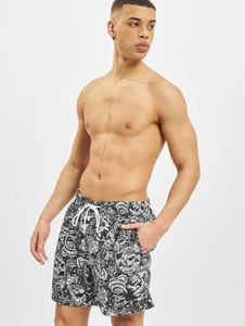 Lightweight Urban Classics men's shorts 100 g/m² black/white