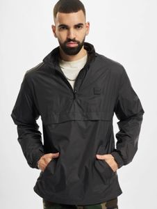 funktionale Urban Classics Herren Jacke Reißverschluss Taschen 58 g/m² Schwarz