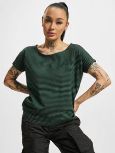 bequemes Urban Classics Damen T-Shirt 160 g/m² mit Baumwolle Grün