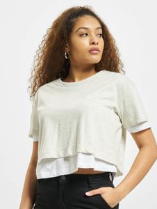 T-shirt femme Modern Urban Classics, 140 g/m², coton, gris