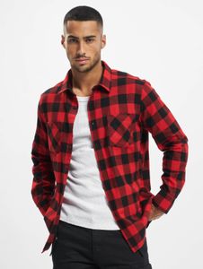 Comfortable Urban Classics men's polo shirt, 120 g/m², cotton, red/black
