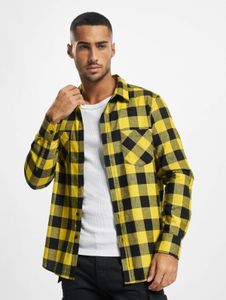 modernes Urban Classics Herren Polo-Shirt Taschen 120 g/m² mit Baumwolle Gelb