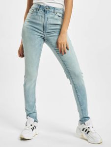 moderne Urban Classics Damen Jeans Skinny Fit Stretch Taschen mit Baumwolle Blau