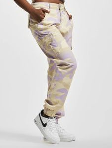 bequeme Urban Classics Damen Jeans Stretch Taschen 310 g/m² mit Baumwolle Camouflage