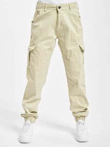 lässige Urban Classics Damen Jeans Stretch Reißverschluss Taschen mit Baumwolle Beige