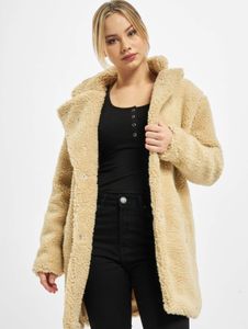 funktionale Urban Classics Damen Jacke Taschen Oversize 350 g/m² Beige