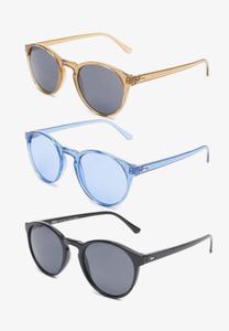 coole Urban Classics Unisex Sonnenbrille 60 g/m² Schwarz/Blau/Braun