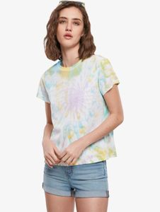 Modern Urban Classics women's T-shirt, 200 g/m², cotton, white/multicolored