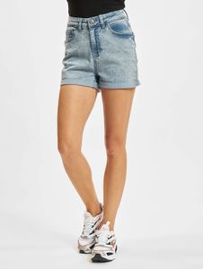 bequeme Urban Classics Damen Jeans Stretch Reißverschluss Taschen mit Baumwolle Blau