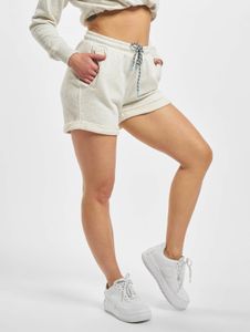 sommerliche Urban Classics Damen Shorts Kordelzug Taschen 300 g/m² mit Baumwolle Grau