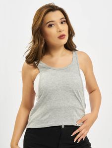 bequemes Urban Classics Damen T-Shirt 140 g/m² mit Baumwolle Grau