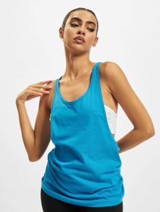 lässiges Urban Classics Damen T-Shirt 140 g/m² mit Baumwolle Blau