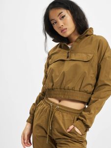 Functional Urban Classics women's jacket, Velcro closure, mesh, 130 g/m², brown