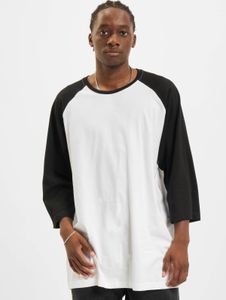 sportliches Urban Classics Herren T-Shirt 200 g/m² mit Baumwolle Weiß/Schwarz