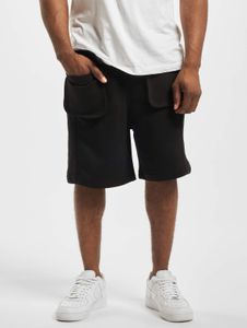 Casual Urban Classics men's trousers with drawstring and pockets, 300 g/m² cotton, black
