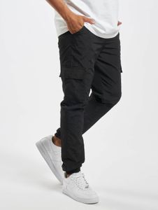 bequeme URBAN CLASSICS Herren Hose Reißverschluss Taschen 130 g/m² Schwarz