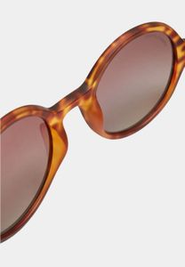 modische Urban Classics Unisex Sonnenbrille Leo-Muster Braun