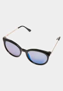 coole Urban Classics Unisex Sonnenbrille Blau/Schwarz