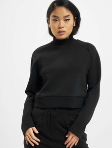 Sweat-shirt stretch confortable URBAN CLASSICS pour femme, 340 g/m², noir