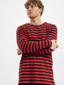Sudadera Modern Urban Classics para hombre, 180 g/m², algodón, rojo/negro