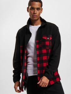 funktionale Urban Classics Herren Jacke Reißverschluss 260 g/m² Schwarz/Rot