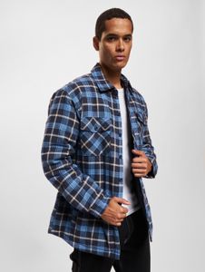 Chaqueta casual Urban Classics para hombre con bolsillos, algodón de 175 g/m², azul.