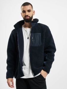 Chaqueta funcional Urban Classics para hombre con cremalleras, bolsillos, 700 g/m², azul marino