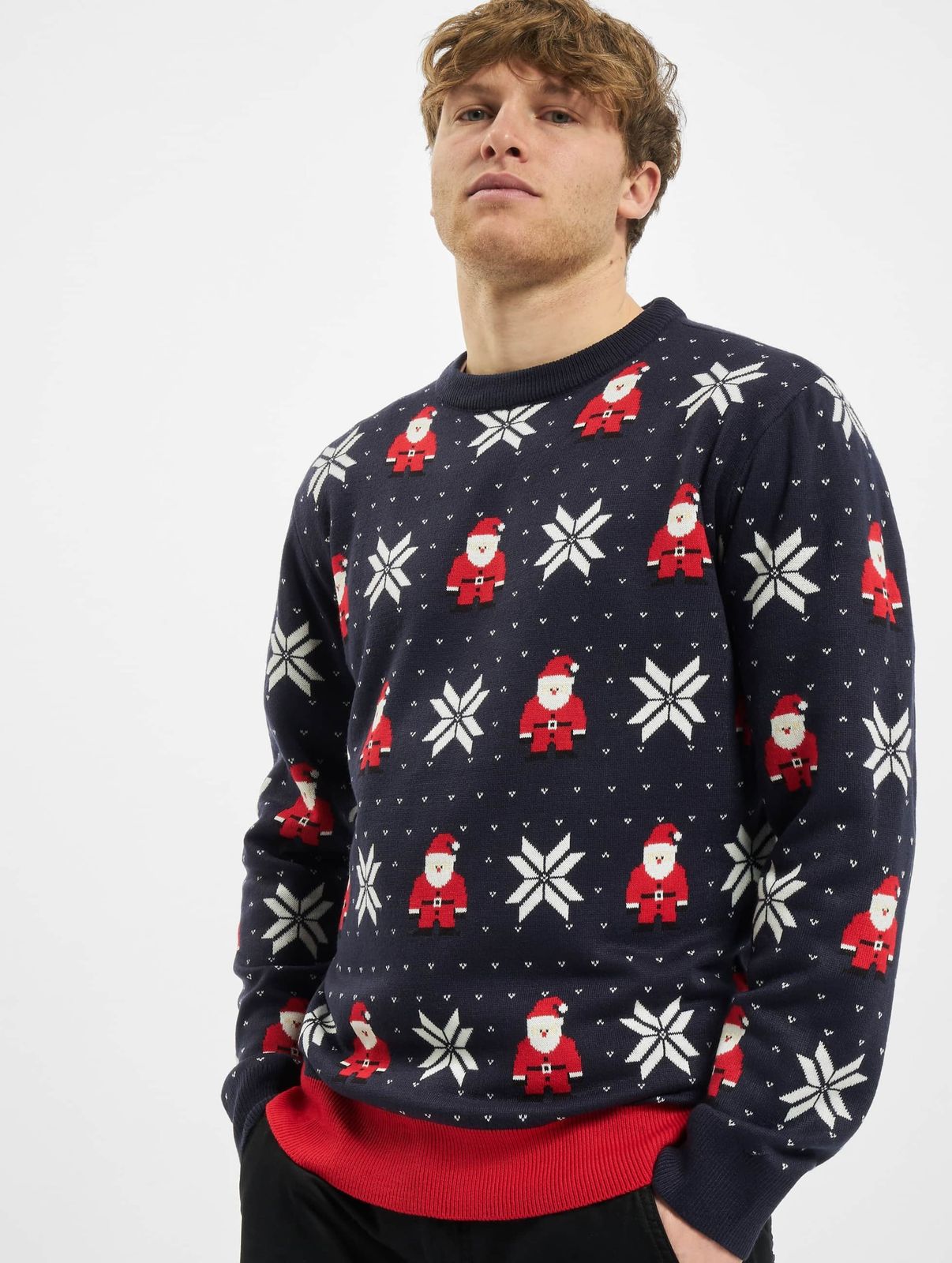 Urban Classics Herren Sweatshirt mit Weihnachtsmotiv