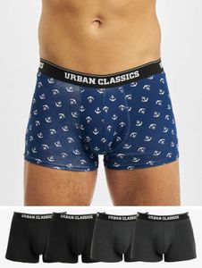 Pantaloncini da uomo Urban Classics leggeri, vestibilità slim elasticizzata, 160 g/m², cotone, nero/antracite/blu