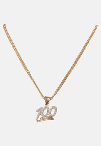 Collier unisexe Casual Urban Classics, détail chaîne, or