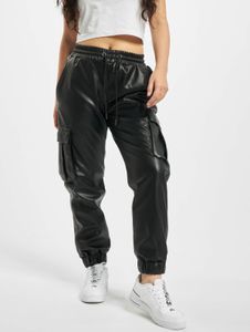 moderne Urban Classics Damen Jeans Kordelzug Taschen 225 g/m² Schwarz