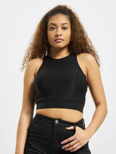modernes Urban Classics Damen T-Shirt Stretch Slim Fit 260 g/m² Schwarz