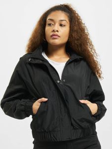 Functional Urban Classics women's jacket with zipper, pockets, 99 g/m², black