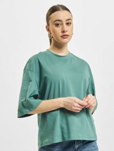 bequemes URBAN CLASSICS Damen T-Shirt Oversize 180 g/m² mit Baumwolle Grün