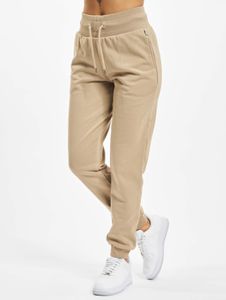 lässige URBAN CLASSICS Damen Hose Kordelzug Taschen 300 g/m² Beige