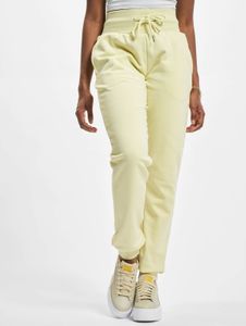 bequeme Urban Classics Damen Hose Kordelzug Taschen 300 g/m² Pastell-Gelb
