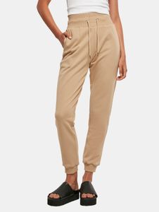 lässige URBAN CLASSICS Damen Hose Kordelzug Taschen 300 g/m² Beige