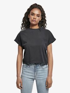 sportliches Urban Classics Damen T-Shirt 200 g/m² mit Baumwolle Schwarz