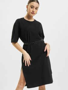Vestido de mujer de Fashionable Urban Classics, 180 g/m², algodón, negro.
