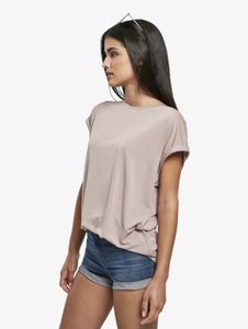lässiges Urban Classics Damen T-Shirt 200 g/m² Alt-Rosa