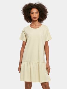 lässiges Urban Classics Damen T-Shirt 180 g/m² mit Baumwolle Pastell-Gelb