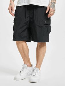 Pantalones cortos de verano URBAN CLASSICS para hombre con cordón ajustable y bolsillos, 97 g/m², negro.